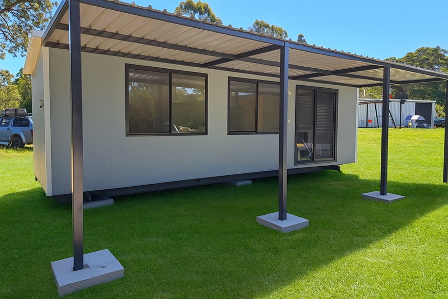 granny flat constructed Aussie Bush Cabins