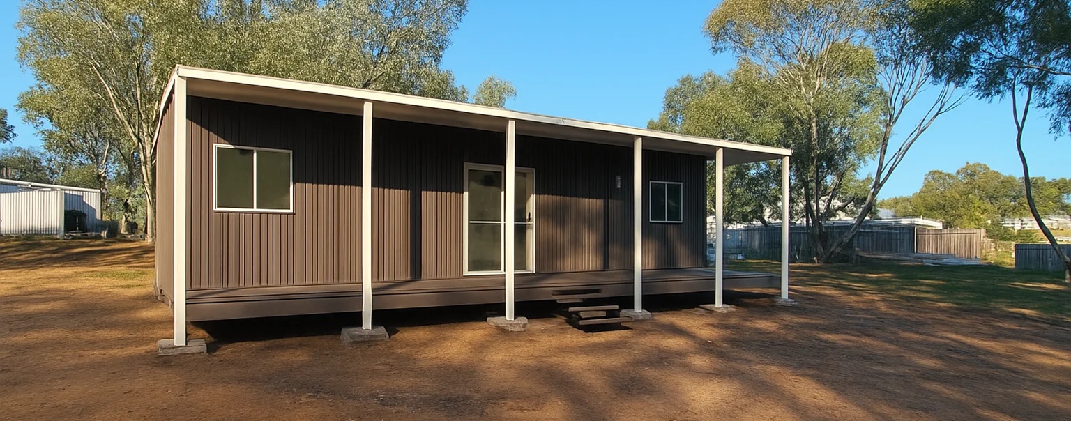 2 - Modular home on a rural plot